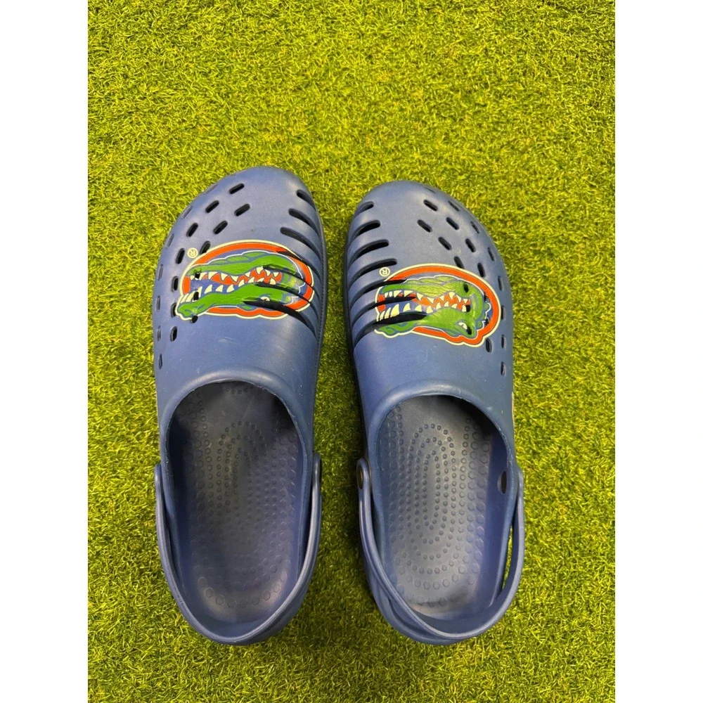 FOCO Florida Gators‎ Mens XL 13-14 Blue Clog Sandals NCAA Shoes Slip On